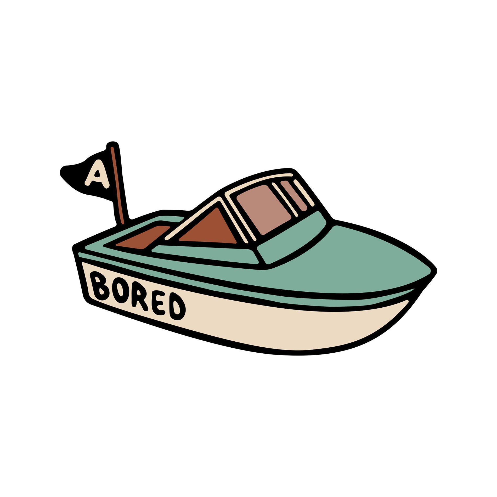 All A-Bored Pin